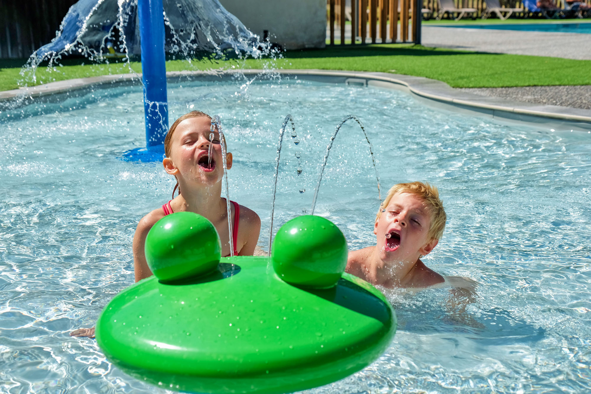Pataugeoire piscine chauffée