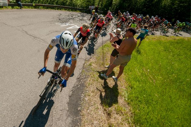 cyclistes du Tour de France Alpes
