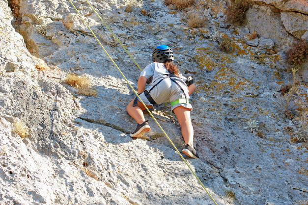 escalade enfants montagne
