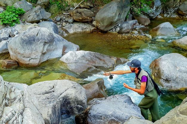 pêche riviere hautes alpes